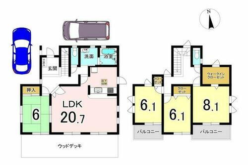 愛知県みよし市ひばりヶ丘２丁目 3499万円