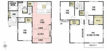 取手市戸頭　新築戸建 5号棟：4LDK（5LDK可）建物面積115.51㎡