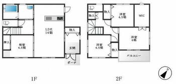 荒尾市荒尾　２階建住宅