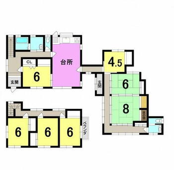 湖南市岩根 ■7LDK ■建物面積延：187.77平米(56.80坪)