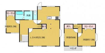 鈴鹿市木田町　戸建て 【リフォーム予定】2階に15帖の広いお部屋があります。