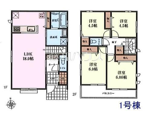 東京都東久留米市前沢３丁目 4590万円 4LDK