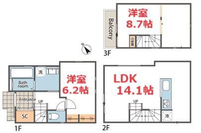 東京都江戸川区江戸川５丁目 一之江駅 新築一戸建て 物件詳細