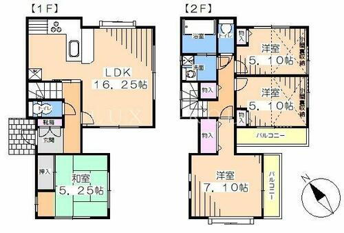 八王子市暁町３丁目戸建 ゆとりある4LDK！全居室に収納があるのですっきりとした空間に。