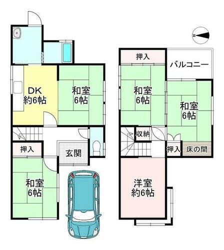 京都府京都市右京区梅ケ畑向ノ地町 1288万円 5DK