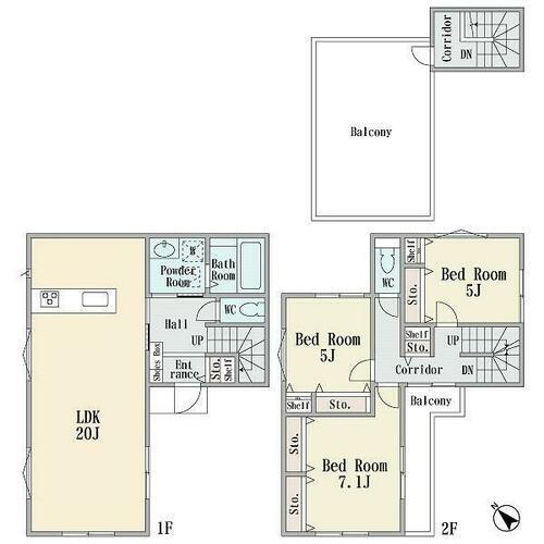 東京都町田市金森３丁目 5490万円 3LDK