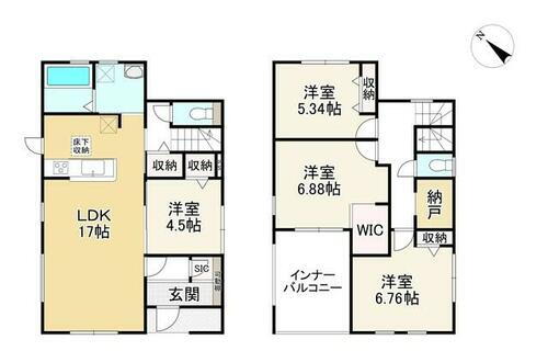 滋賀県甲賀市水口町古城が丘 2554万円 4SLDK