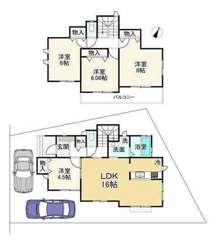 京都府京田辺市田辺狐川 3390万円 4LDK