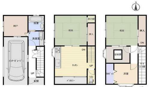 大阪府東大阪市高井田中１丁目 中古住宅