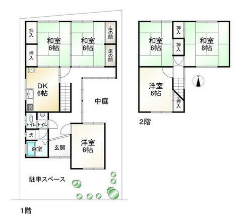 京都府京都市山科区上花山桜谷 御陵駅 中古住宅 物件詳細