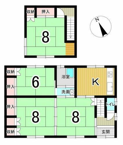 福島県郡山市緑ケ丘東８丁目 舞木駅 中古住宅 物件詳細