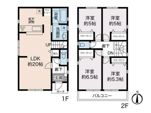 神奈川県横浜市神奈川区羽沢町 4980万円 4LDK