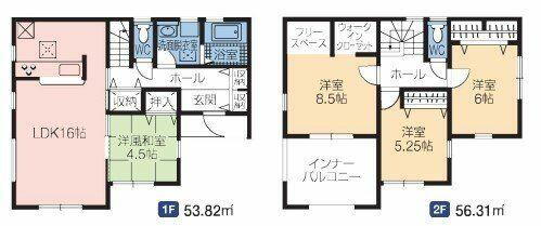 新潟県新発田市御幸町２丁目 西新発田駅 新築一戸建て 物件詳細