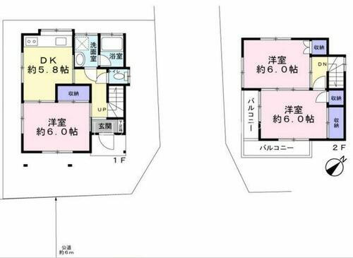 福生市北田園２丁目住宅 全居室5.8帖以上＆2面採光の明るく心地のいい住空間。収納も充実しているのでお部屋もすっきり使えます