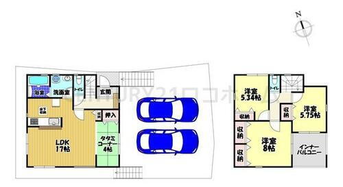 大阪府富田林市宮甲田町 3180万円 4LDK