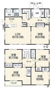 千葉県四街道市内黒田 2499万円 5LDK