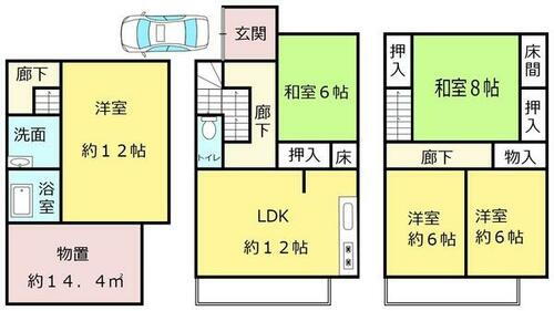 奈良県奈良市富雄北３丁目 富雄駅 中古住宅 物件詳細