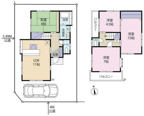 千葉県鎌ケ谷市中央２丁目 新鎌ヶ谷駅 中古住宅 物件詳細