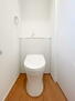 「現地案内予約受付中」アールギャラリー　清須市西枇杷島町の家２期 ■シンプルなデザインでタンク一体型のトイレ
