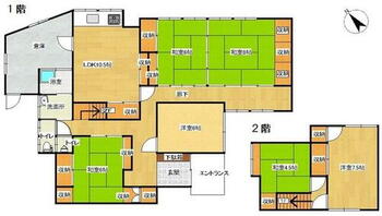 則松４丁目戸建 こちらの図面は現況優先いたします。