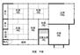 母屋の平面図