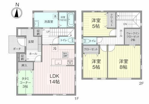 富山県富山市米田すずかけ台２丁目 2480万円 4LDK