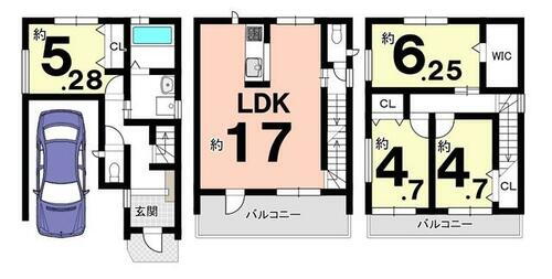 京都府京都市伏見区深草飯食町 3580万円 4LDK