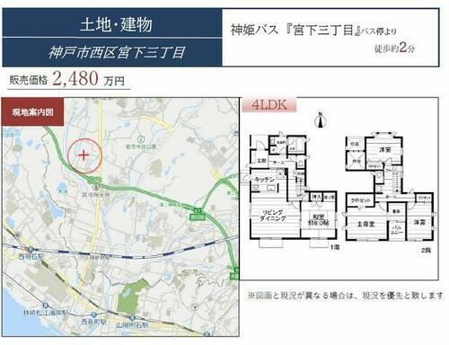 兵庫県神戸市西区宮下３丁目 中古住宅 物件詳細