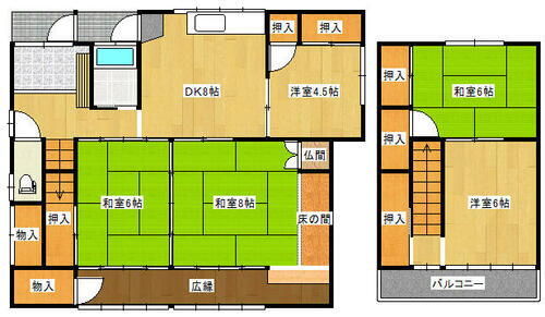 福岡県大牟田市大字歴木 中古住宅