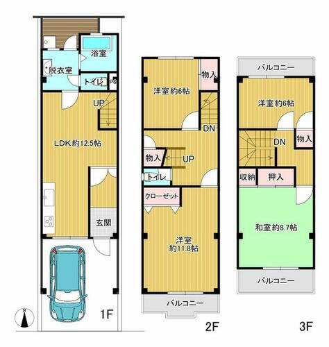 大阪府東大阪市下小阪１丁目 2850万円 4LDK