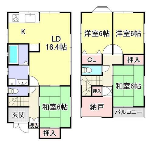 大阪府岸和田市田治米町 1680万円 4LDK