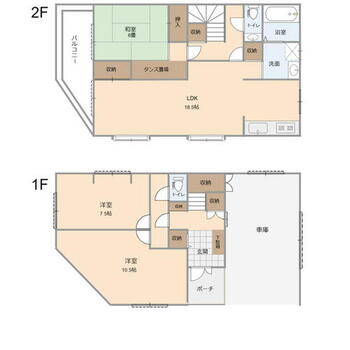 川越市新宿町中古戸建 畳を取り入れた住居スペース。ゲスト用スペースとしても活用ＯＫ