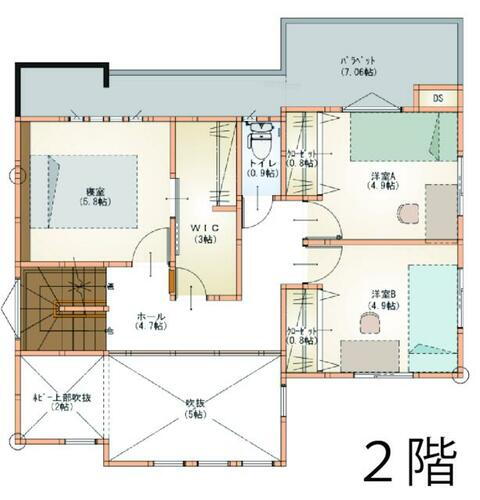 栃木県宇都宮市中岡本町 5279万円 4LDK