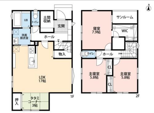 福井県福井市東森田３丁目 中古住宅 物件詳細