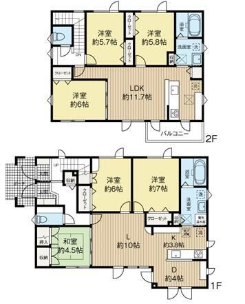 北海道釧路市文苑３丁目 2980万円 6LDK