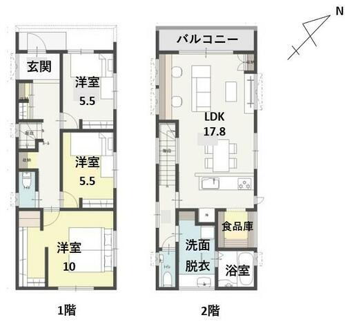 新潟県新発田市中曽根町３丁目 西新発田駅 新築一戸建て 物件詳細