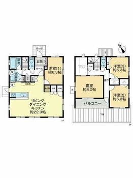  保育園・小中学校が徒歩数分圏内と好立地です◎オール電化住宅♪