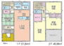 クレイドルガーデン長野市南堀第４ １号棟間取り。リビング横の和室は客間にも使えます。