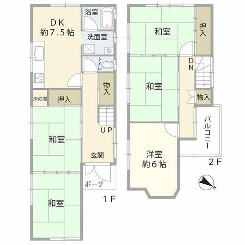 大阪府和泉市王子町 980万円 5DK