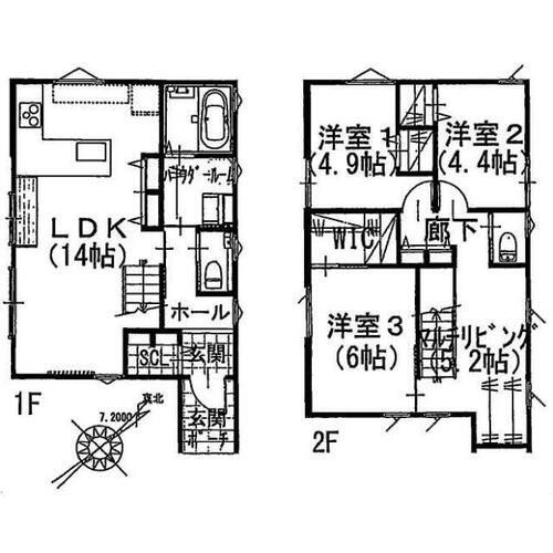 福岡県福岡市南区高宮４丁目 6390万円 3LDK