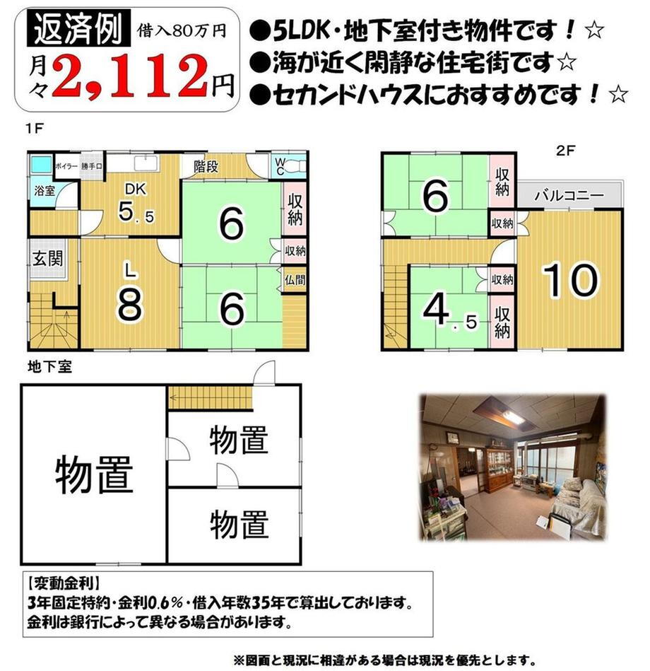 detached 北海道爾志郡乙部町字花磯周辺地図
爾志郡乙部町周辺の家賃相場