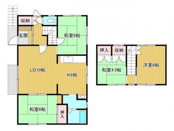 藤野四条３　５８０万円 580万円、4LDK、土地面積165.29m<sup>2</sup>、建物面積110.97m<sup>2</sup> 