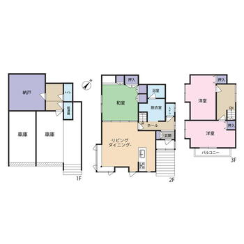 東雁来八条２　２４８０万円 2480万円、3LDK+S（納戸）、土地面積125.58m<sup>2</sup>、建物面積107.5m<sup>2</sup> 