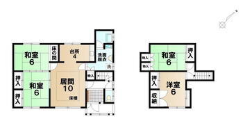 末広三条２　６８０万円 680万円、4LDK、土地面積228m<sup>2</sup>、建物面積93.28m<sup>2</sup> 