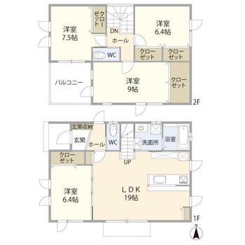 太平四条５（太平駅）　３２８０万円 3280万円、4LDK、土地面積154.54m<sup>2</sup>、建物面積105.99m<sup>2</sup> ゆったり使える広さが特徴の戸建