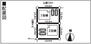 川沿一条６（真駒内駅）　２１９０万円 １号棟の区画図です。