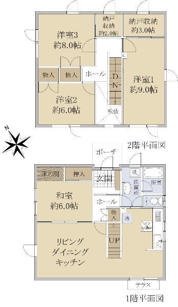 北海道北広島市西の里東４ 上野幌駅 中古住宅 物件詳細