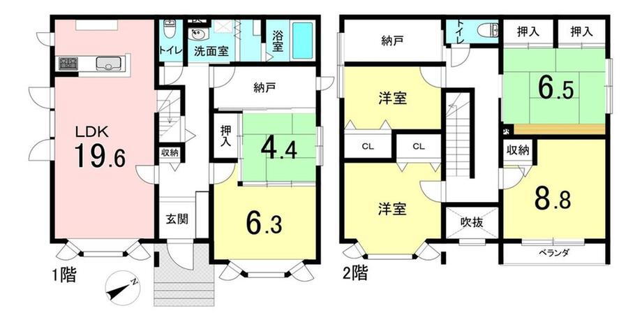 平岡七条４　２９５０万円 2950万円、6LDK+2S、土地面積198.4m<sup>2</sup>、建物面積118.36m<sup>2</sup> ≪間取≫広々とした6LDK+2Sの一戸建てです。<BR>ご質問等があれば、お気軽にお問い合わせください！ <BR>■TEL：011-398-4025■