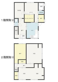 柏崎１　５００万円 500万円、5DK、土地面積84.13m<sup>2</sup>、建物面積99.16m<sup>2</sup> 