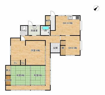 石鳥谷町北寺林第２地割（石鳥谷駅）　１４９９万円 1499万円、5DK、土地面積396.69m<sup>2</sup>、建物面積132.85m<sup>2</sup> 【リフォーム中】リフォーム工事にて間取り変更を実施しております。完成後は4DKの平屋建てと使いやすい住宅になりますよ。